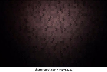 Dark Black vector modern geometrical background. Abstract template. Geometric pattern in square style with gradient.