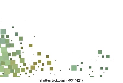 Dark Black vector modern geometrical background. Abstract template. Geometric pattern in square style with gradient.