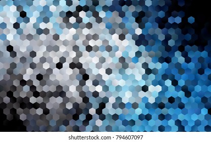 Dark Black vector modern geometrical abstract background. Texture, brand-new background. Geometric background in Origami style with gradient. 