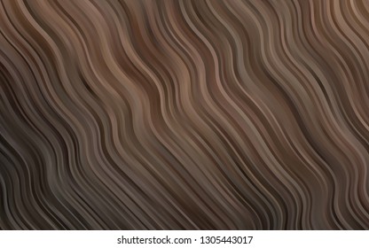 Dark Black vector pattern with bent ribbons. Geometric illustration in marble style with gradient.  New composition for your brand book.