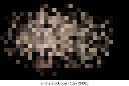 Dark Black vector pattern. Brand-new rectangular template. Shining geometric sample. Repeating theme with rectangular shapes. Texture for your design.