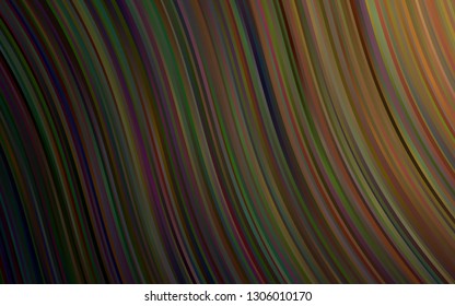 Dark Black vector pattern with bubble shapes. Creative geometric illustration in marble style with gradient. The elegant pattern for brand book.