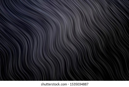Dark Black vector pattern with bubble shapes. A sample with blurred bubble shapes. A completely new template for your business design.