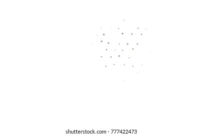 Dark Black vector pattern with christmas snowflakes. Decorative shining illustration with snow on abstract template. The pattern can be used for new year leaflets.