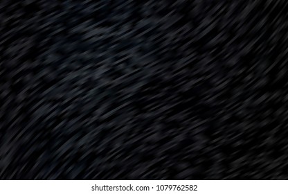 Dark Black vector pattern with curved circles. Shining crooked illustration in marble style. A completely new marble design for your business.