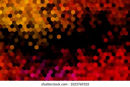 Dark Black vector pattern. Hexagonal template. Geometric sample. Repeating hexagon shapes. Brand-New texture for your design. Pattern can be used for background