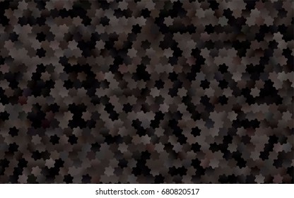 Dark Black vector pattern. Hexagonal template. Geometric sample. Repeating hexagon shapes. Brand-New texture for your design. Pattern can be used for background