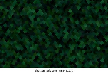 Dark Black vector pattern. Hexagonal template. Geometric sample. Repeating hexagon shapes. Brand-New texture for your design. Pattern can be used for background