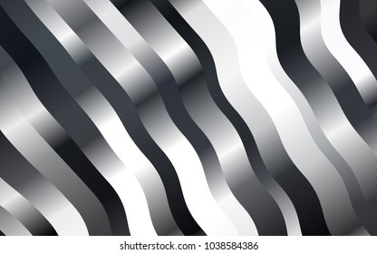Dark Black vector pattern with lamp shapes. Shining crooked illustration in marble style. Marble design for your web site.