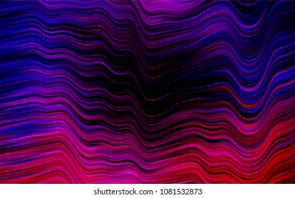 Dark Black vector pattern with lamp shapes. A sample with blurred bubble shapes. Brand-new design for your ads, poster, banner.