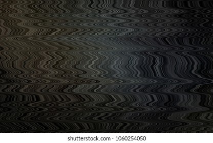 Dark Black vector pattern with lava shapes. A completely new color illustration in marble style. A completely new marble design for your business.