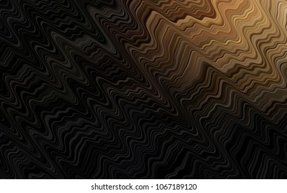 Dark Black vector pattern with lava shapes. Creative geometric illustration in marble style with gradient. A completely new template for your business design.