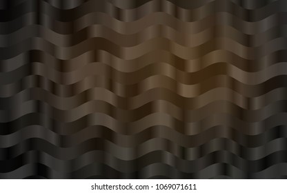 Dark Black vector pattern with lava shapes. Blurred geometric sample with gradient bubbles.  A new texture for your  ad, booklets, leaflets.