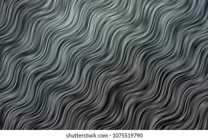 Dark Black vector pattern with lava shapes. Shining crooked illustration in marble style. The best blurred design for your business.