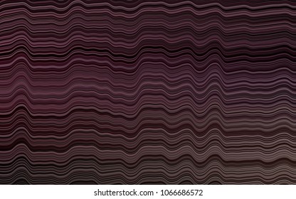 Dark Black vector pattern with lines, ovals. An elegant bright illustration with gradient. Marble design for your web site.