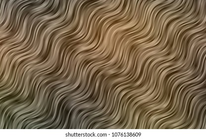 Dark Black vector pattern with lines, ovals. Shining crooked illustration in marble style. A completely new template for your business design.
