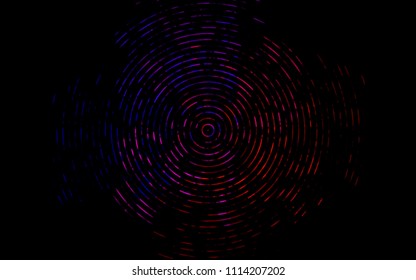 Dark Black vector pattern with lines, ovals. Shining crooked illustration in marble style. Pattern for your business design.