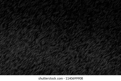 Dark Black vector pattern with lines, ovals. Creative geometric illustration in marble style with gradient. A new texture for your  ad, booklets, leaflets.