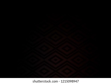 Dark Black vector pattern with lines, rectangles. Colorful decorative design in simple style with lines, rhombuses. Backdrop for TV commercials.