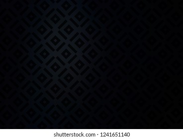 Dark Black vector pattern with lines, rectangles. Modern geometric abstract illustration with lines, squares. Pattern for ads, posters, banners.