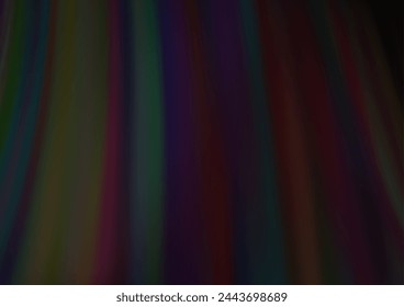 Dark Black vector pattern with lines, ovals. A completely new color illustration in marble style. Textured wave pattern for backgrounds.