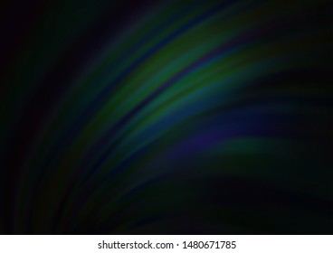 Dark Black vector pattern with liquid shapes. Shining crooked illustration in marble style. A completely new marble design for your business.