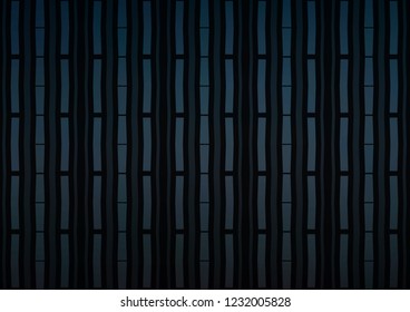 Dark Black vector pattern with narrow lines. Shining colored illustration with narrow lines. The pattern can be used for websites.