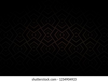 Dark Black vector pattern with narrow lines. Shining colored illustration with narrow lines. Pattern for business booklets, leaflets.