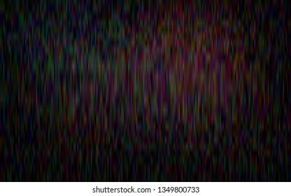 Dark Black vector pattern with narrow lines. Glitter abstract illustration with colored sticks. Smart design for your business advert.
