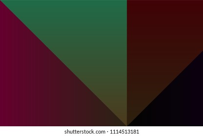 Dark Black vector pattern with spectrum of colors. Abstract palette with samples of rainbow colors. Smart set of colors for your work as a designer.