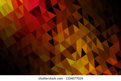 Dark Black vector polygon abstract background. A sample with polygonal shapes. The elegant pattern can be used as part of a brand book.