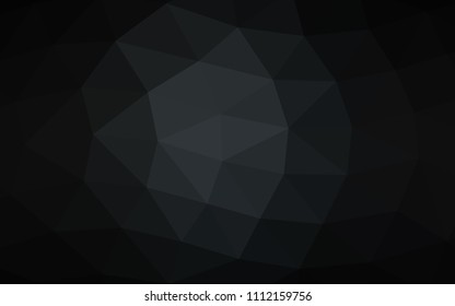 Dark Black vector polygon abstract polygon abstract. A sample with polygonal shapes. The best triangular design for your business.