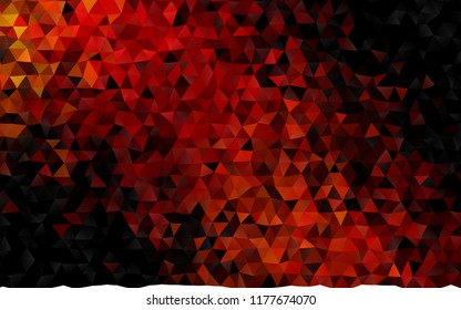 Dark Black vector polygon abstract template. A completely new color illustration in a vague style. The template can be used as a background for cell phones.