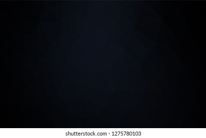 Dark Black vector polygon abstract backdrop. Shining colored illustration in a Brand new style. The completely new template can be used for your brand book.