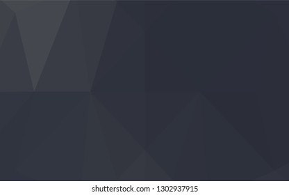 Dark Black vector polygon abstract backdrop. Shining colored illustration in a Brand new style. The completely new template can be used for your brand book.