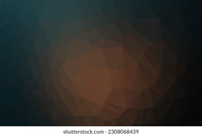 Diseño abstracto de polígono vector negro oscuro. Ilustración abstracta geométrica moderna con gradiente. El patrón texturado se puede usar para el fondo.