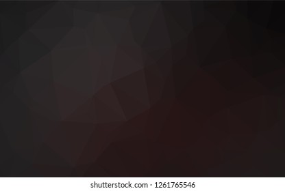 Dark Black vector polygonal background. Colorful illustration in abstract style with gradient. Brand new style for your business design.
