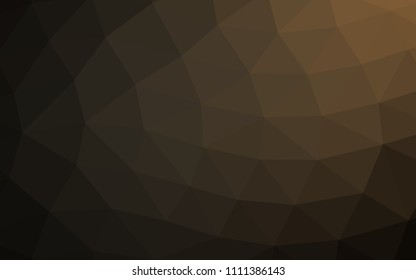 Dark Black vector polygonal polygonal. Glitter abstract illustration with an elegant design. A completely new template for your business design.