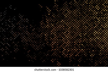 Dark Black vector polygonal illustration consisting of rectangles. Rectangular design for your business. Creative geometric background in origami style with gradient.