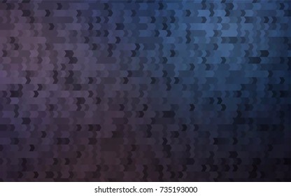 Dark Black vector polygonal illustration, which consist of rectangles. Rectangular pattern for your business design. Geometric background in Origami style with gradient. 