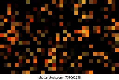Dark Black vector polygonal illustration, which consist of rectangles. Rectangular pattern for your business design. Geometric background in Origami style with gradient. 