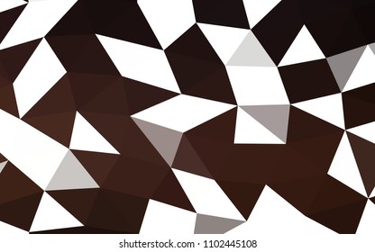 Dark Black vector polygonal polygonal. Modern geometrical abstract illustration with gradient. Brand new design for your business.