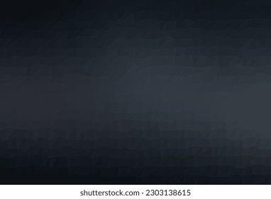 Dark Black vector polygonal pattern. An elegant bright illustration with gradient. Completely new template for your business design.