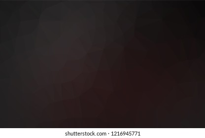 Dark Black vector polygonal template. An elegant bright illustration with gradient. A new texture for your design.