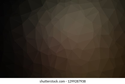 Dark Black vector polygonal template. An elegant bright illustration with gradient. Completely new template for your business design.