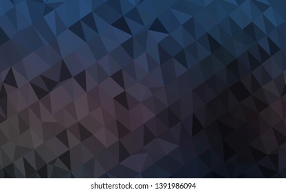 Dark Black vector polygonal template. Shining colored illustration in a Brand new style. Polygonal design for your web site.