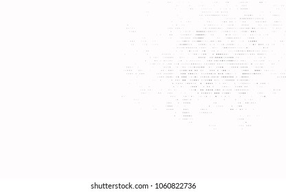 Dark Black vector red banner with set of circles, dots. Donuts Background. Creative Design Template. Technological halftone illustration.