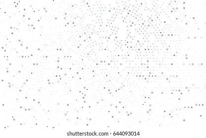 Dark Black vector red banner with set of circles, dots. Donuts Background. Creative Design Template. Technological halftone illustration.