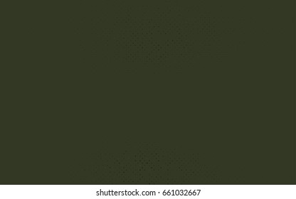 Dark Black vector red banner with set of circles, dots. Donuts Background. Creative Design Template. Technological halftone illustration.