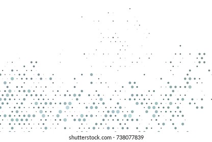 Dark Black vector red pattern of geometric circles, shapes. Colorful mosaic banner. Geometric background with colored disks.